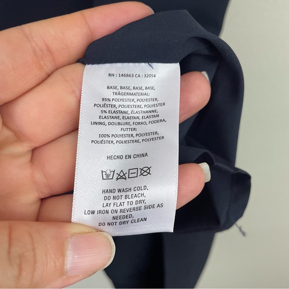 Anthropologie Mare Mare Navy Cut Out Shift Mini Dress NWT Size XL - Picture 8 of 10